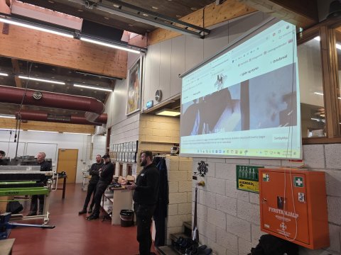 Félag málmiðnaðarmanna á Akureyri var með vel heppnaða kynningu fyrir nemendur á grunndeild málm.